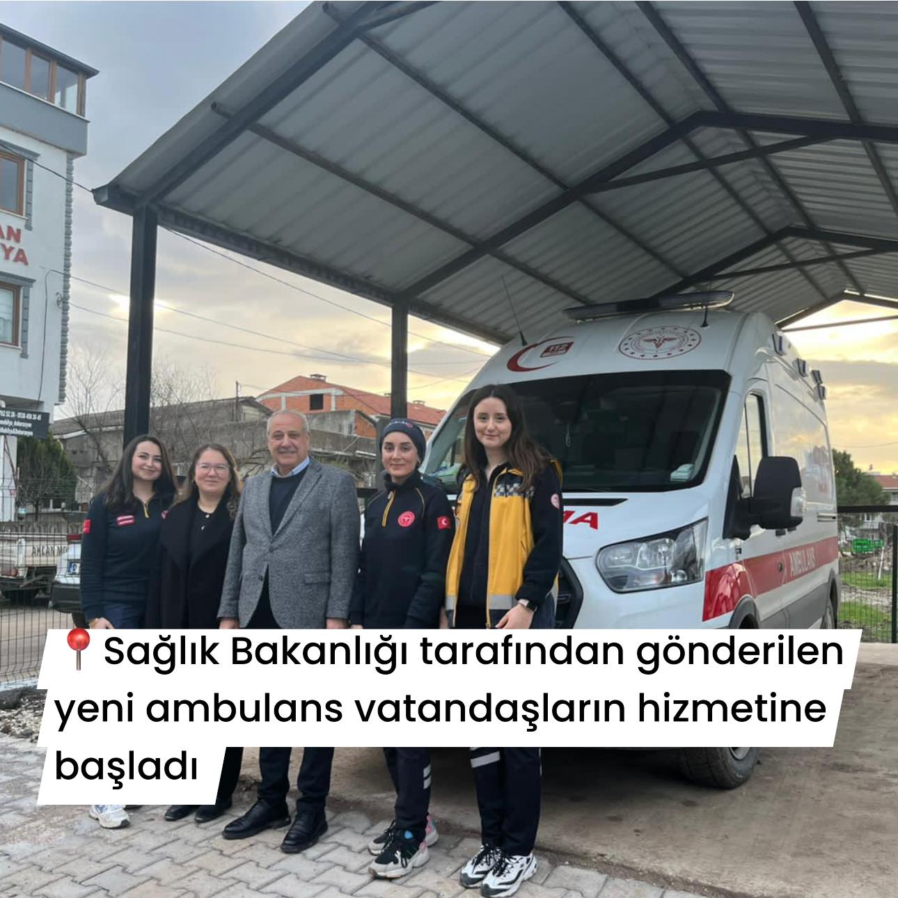 📍Sağlık Bakanlığı tarafından ilçemize tahsis edilen yeni ambulans, vatandaşların hizmetine başladı. 