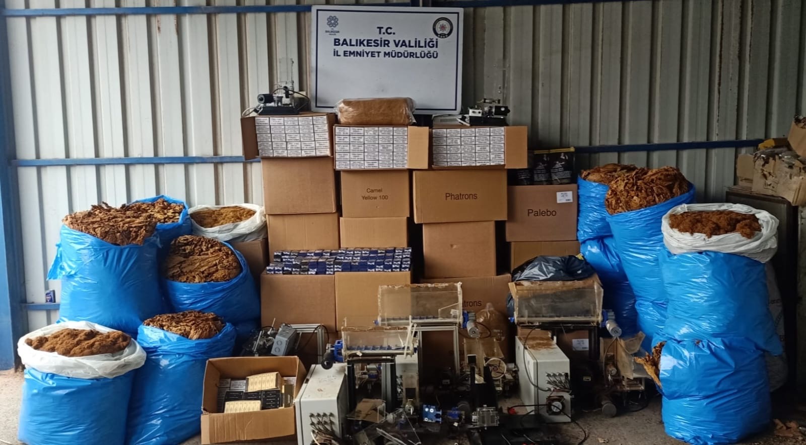 📍GÖNEN’DE KAÇAK TÜTÜN OPERASYONU