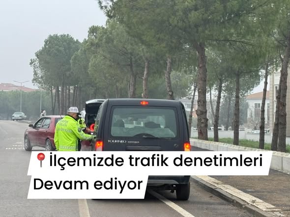  İlçemiz genelinde trafik denetimleri aralıksız sürüyor.