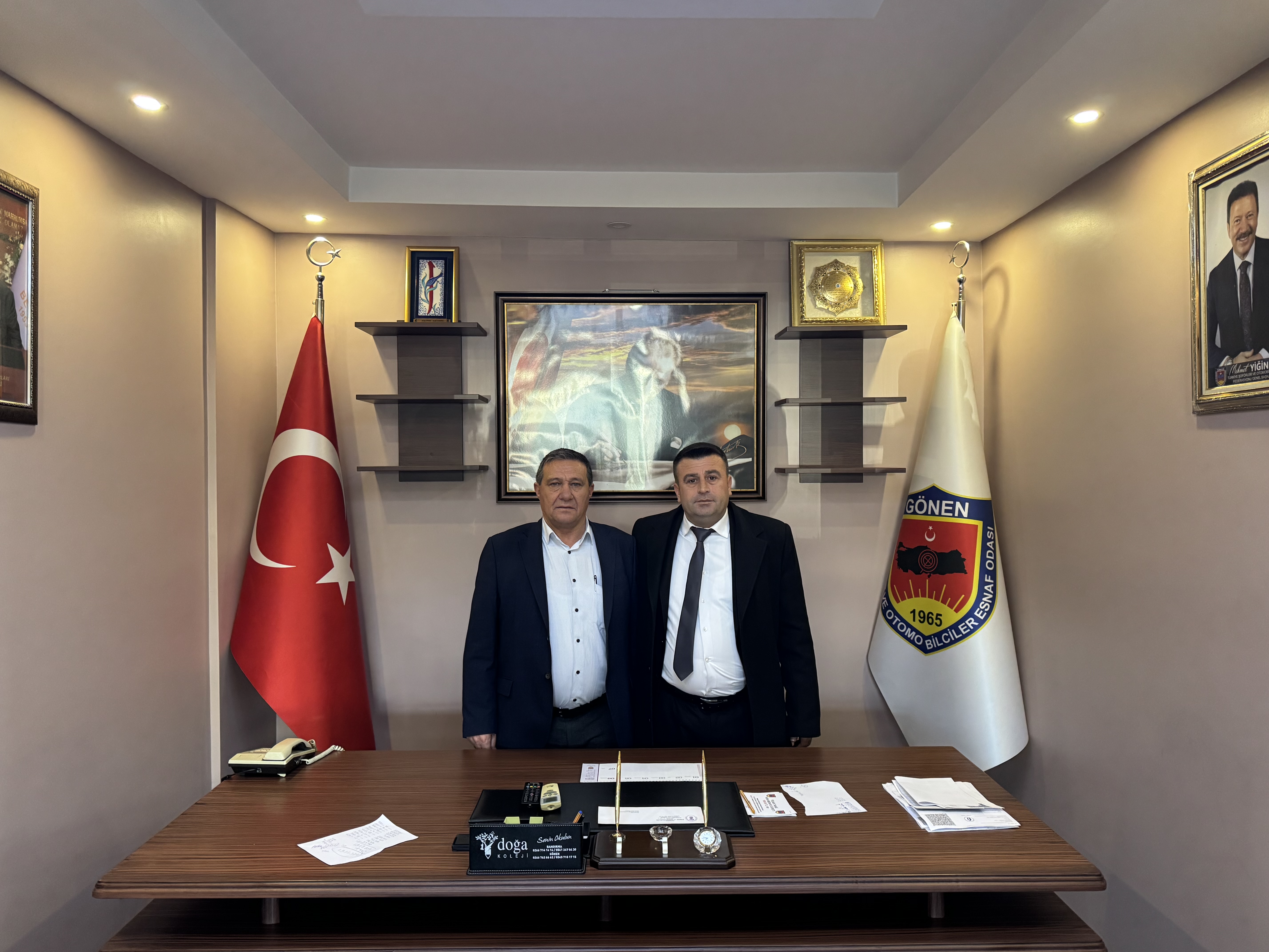 Gönen Şoförler Odası’nda  Devir Teslim Töreni Yapıldı